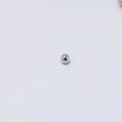 Bead Polished 0.2gr / 6mm White Gold &