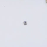 Bead Polished 0.2gr / 6mm White Gold &
