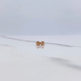 Bola Lisa 0.05gr / 3mm Oro Rosa 18K &