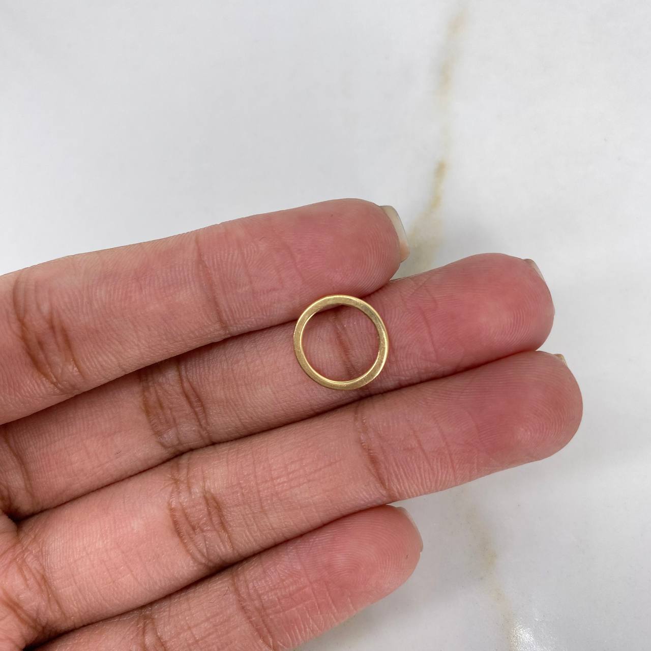 Charm Circle 0.35gr / 1cm / Yellow Gold $