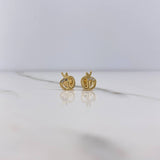Topos Manzanas 0.9gr / Circones Blancos Oro Amarillo &