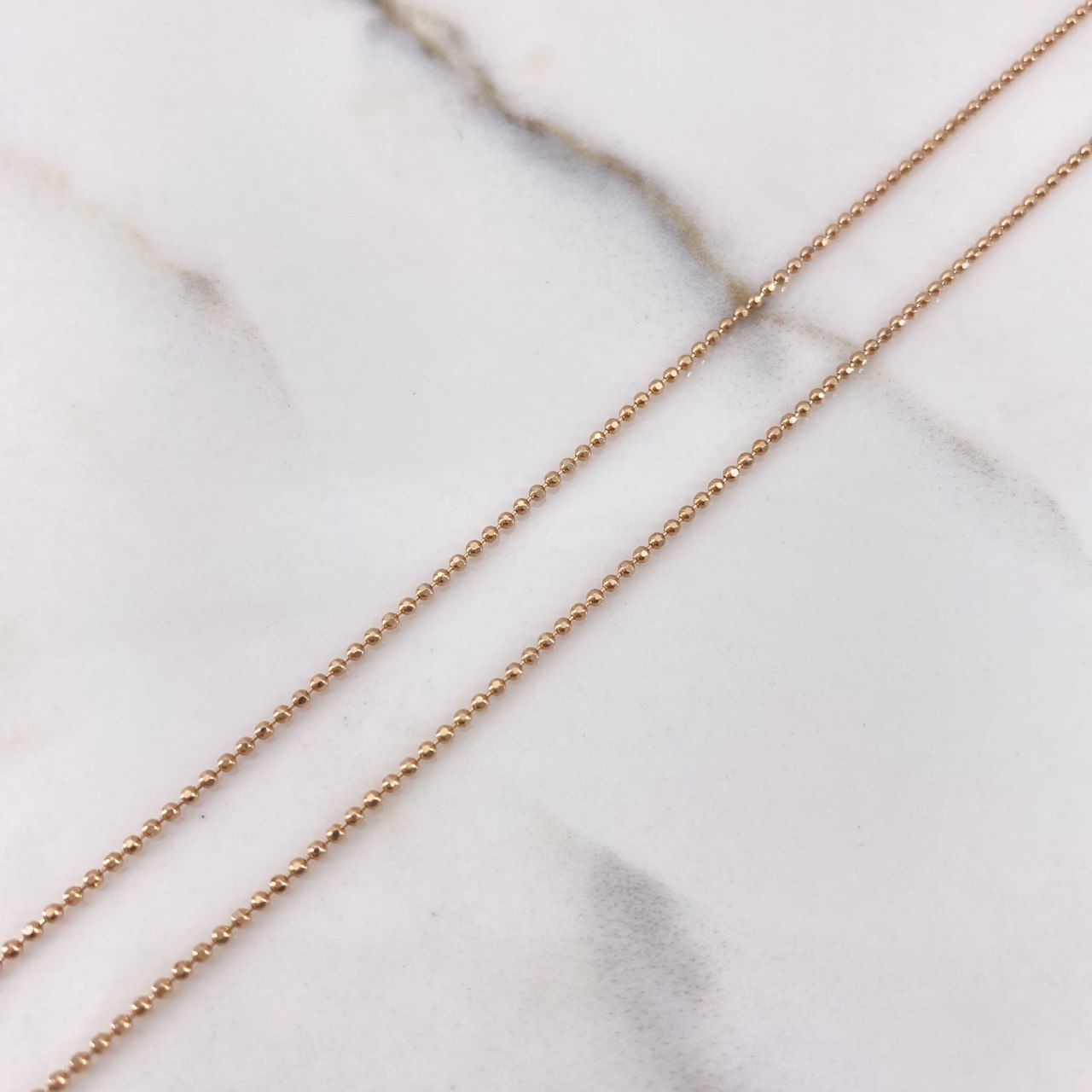 Military Chain 3.3gr / 60cm / 0.9mm Rose Gold +3 $