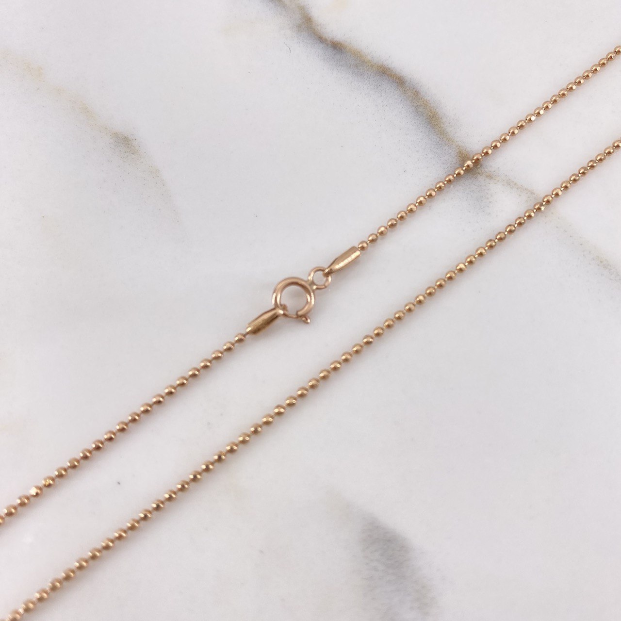 Military Chain 3.45gr / 60cm / 0.9mm Rose Gold +3 $