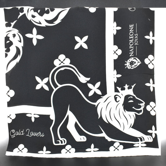 Gold Lovers Scarf – White Lions