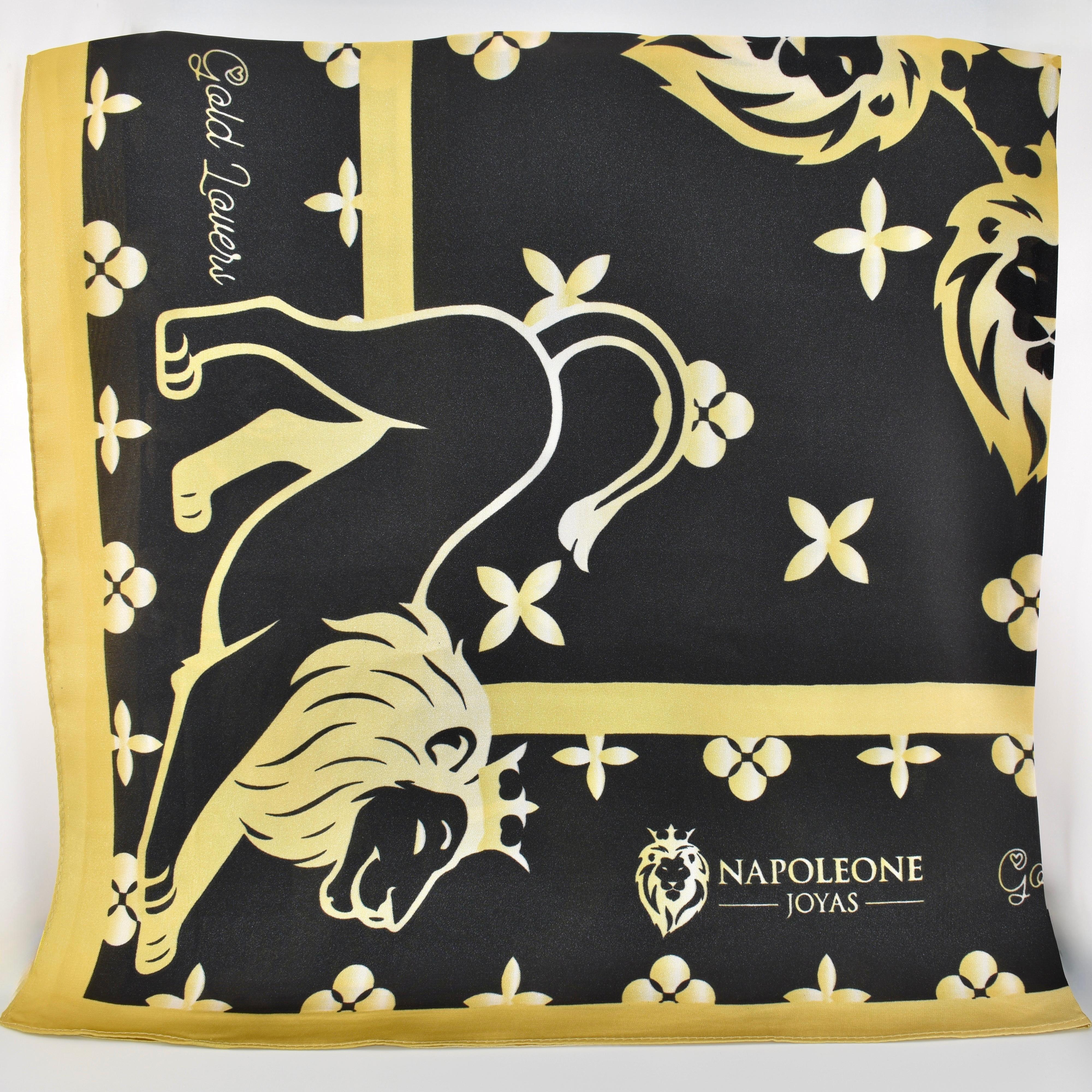 Gold Lovers Scarf – Golden Lions