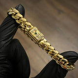 Bracelet with Lobster Claw Box Custom Piece Made to Order 35gr