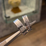 Wedding rings bands by Custom Made to Order with Solitaire 14gr