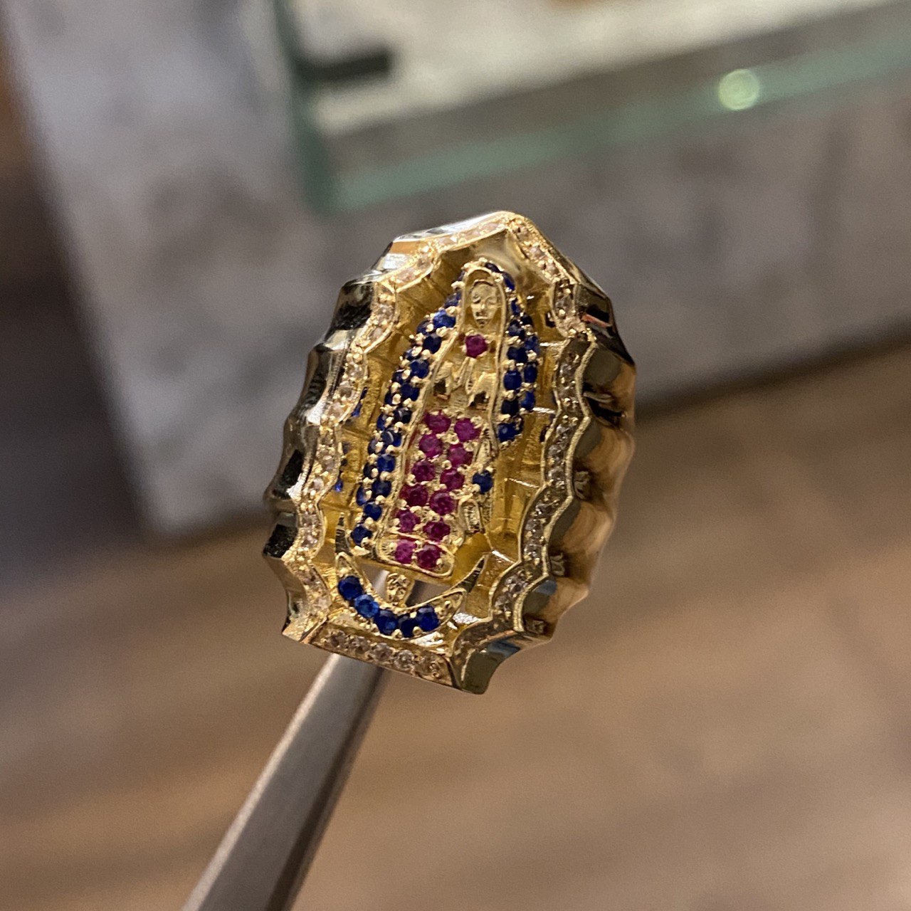Anillo Virgen Guadalupe por Fabricacion Bajo Pedido 20gr