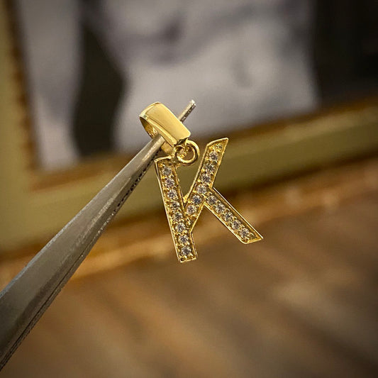 Pendant Letter by Custom Made to Order 3.0gr