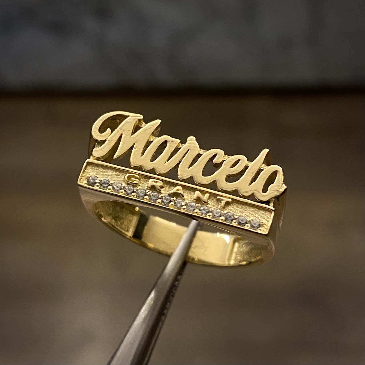 Ring Name by Custom Made to Order 7gr