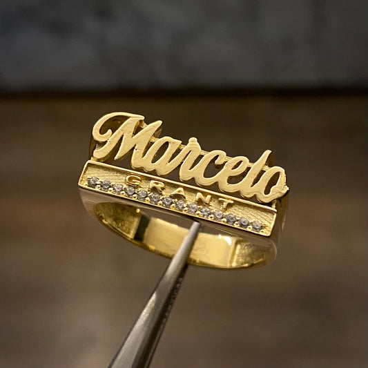 Ring Name by Custom Made to Order 7gr
