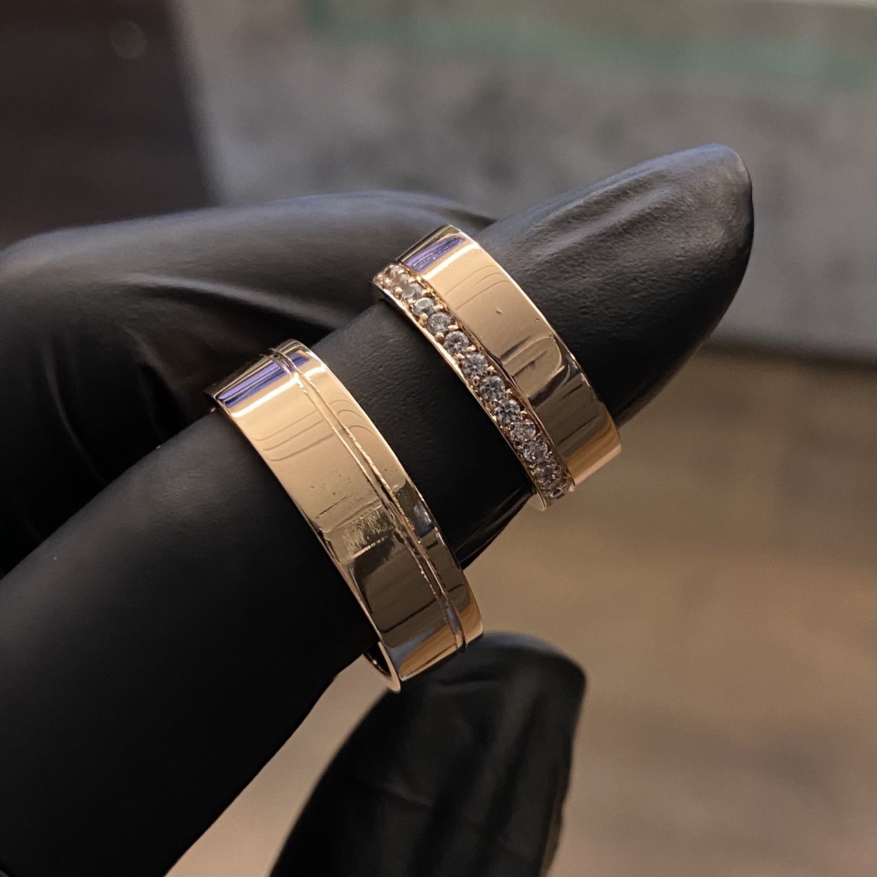 Wedding rings bands by Custom Made to Order 14gr