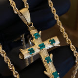Pendant Rustic Cross Trunk by Custom Made to Order 15gr