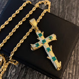 Pendant Rustic Cross Trunk by Custom Made to Order 15gr