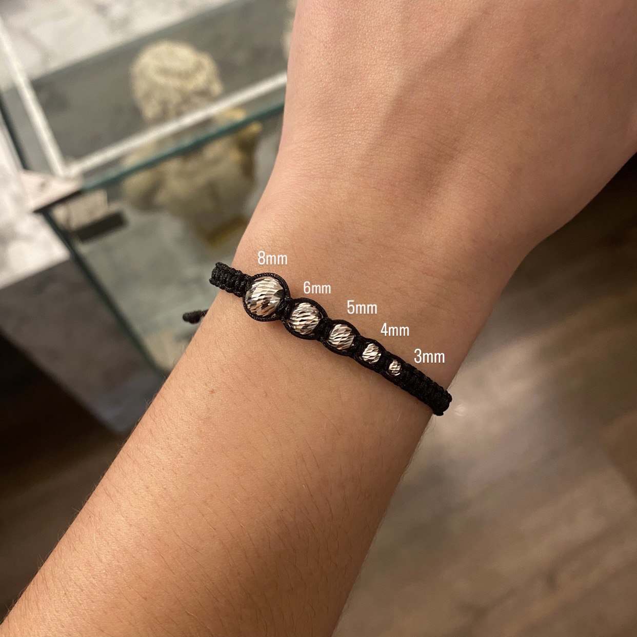 Bola Diamantada 3mm / 0.06gr Oro Blanco