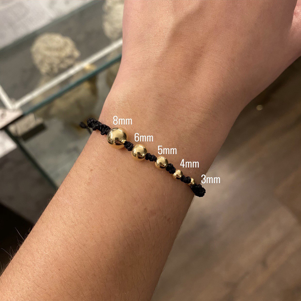 Plain Bead 5mm Yellow Gold 18K *