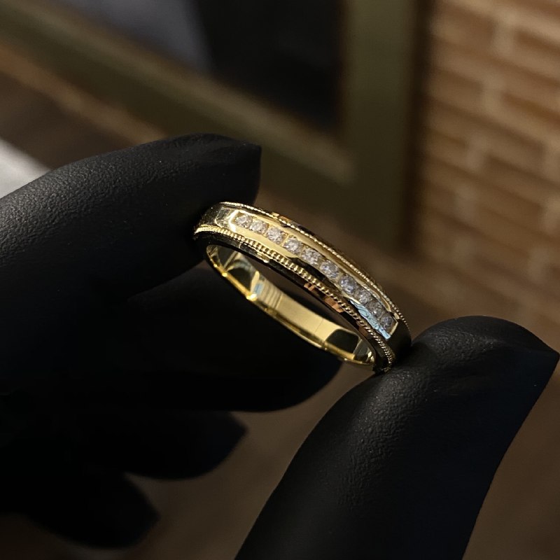 Solitaire rings wedding rings by Custom Made to Order 16gr
