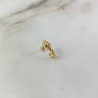 Snake Piercing 12mm Emeralds 1.6pts Bead 3mm Yellow Gold (Jewel)