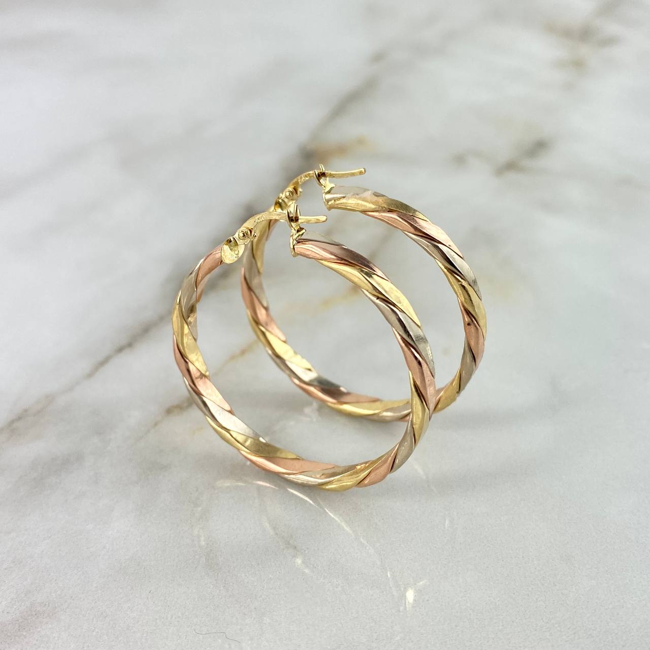 Hoop Earrings Ruka 5.8gr / 4cm / 18K Gold