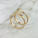 Hoop Earrings Ruka 5.8gr / 4cm / 18K Gold