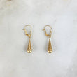 Candongas Lagrima 1.15gr / 1 1/2 in / Oro Amarillo 18K