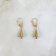 Candongas Lagrimas 0.9gr / 3.5cm / Oro Amarillo 18K *