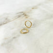 Hoop Earrings Smooth Hoop 0.45gr / 1cm / 18K Yellow Gold ©