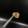 Cross Christ Ring 11.35gr / Size 11 White Zircon Three Golds (Offer) &