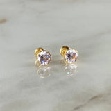Topos Bisel 1.05g / in / 6.25mm Oro Amarillo 18K