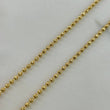 Military Chain 11.95gr / 55cm / Bead 1.9mm Diamantada Yellow Gold +3 &