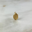 Pendant Letter E Oval 0.6gr / 1.8cm / Stamped Yellow Gold ©