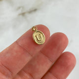 Pendant Letter U 0.5gr / 1.8cm / Yellow Gold ©