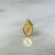 Pendant Letter F 0.55gr / 1.8cm / Stamped Yellow Gold
