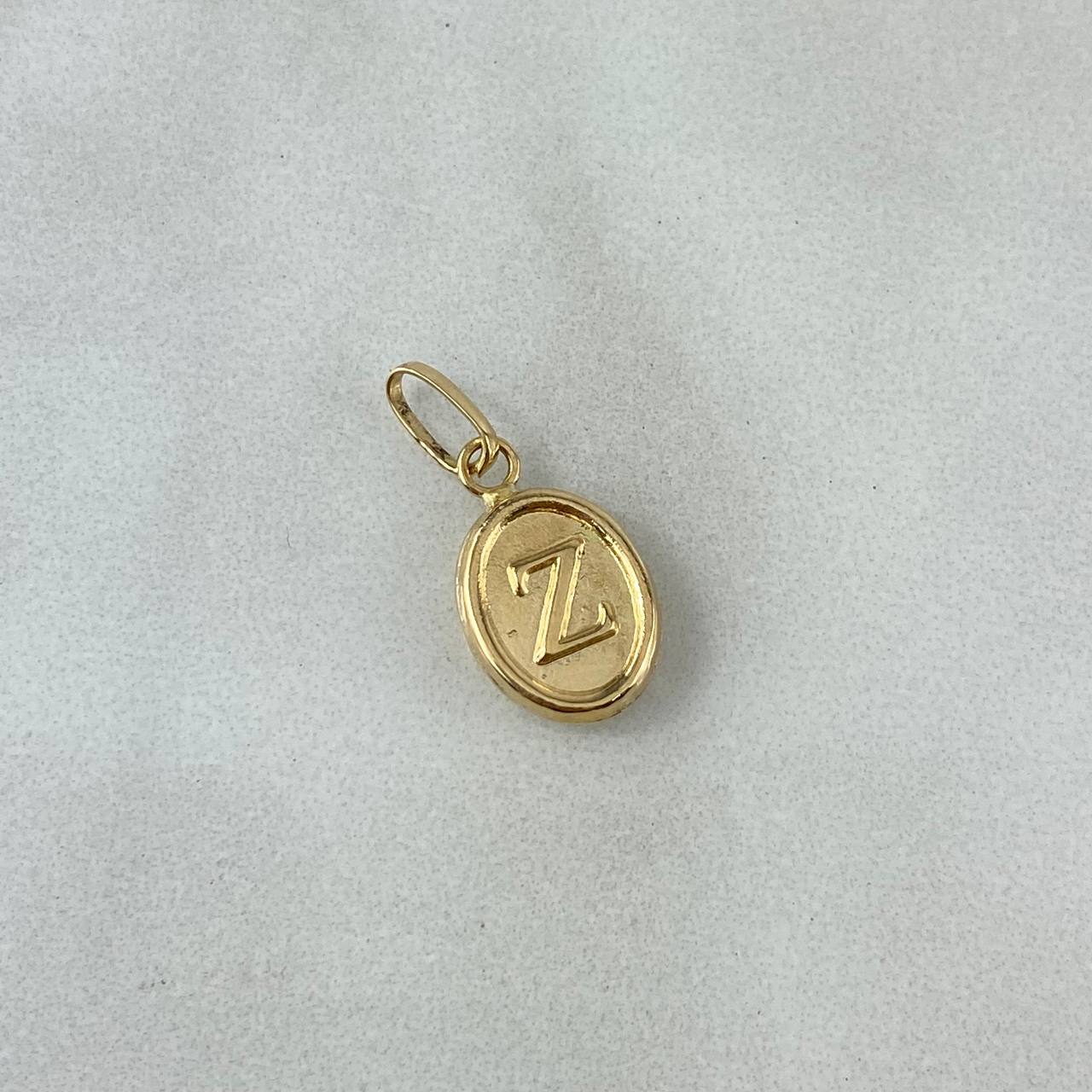 Pendant Letter Z 0.55gr / 1.8cm / Stamped Yellow Gold