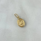 Pendant Letter Z 0.55gr / 1.8cm / Stamped Yellow Gold