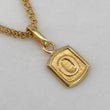 Pendant Letter O Frame 0.35gr / 1.5cm / Smooth Yellow Gold $