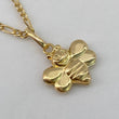 Pendant Bee 0.55gr / 2cm / Smooth Yellow Gold $