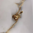 Pendant Frog 6.65gr / 3.5cm / Colored Zircons Yellow Gold &
