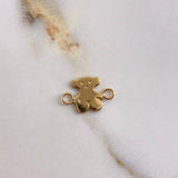 Charm Bear Ts  0.55gr / 1cm / Smooth  Yellow Gold &