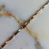Rustic Spike Chain 16.9gr / 45cm / Smooth Barrel Two-tone White Rose (Offer) &