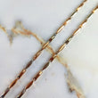 Rustic Spike Chain 16.9gr / 45cm / Smooth Barrel Two-tone White Rose (Offer) &