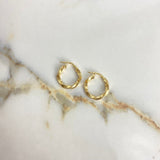 Hoop Earrings Deis 2gr / 0.8in / Yellow Gold