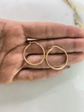 Hoop Earrings Lore 1.95gr / 2.8cm / Yellow Gold ©