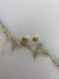 Stud Earrings Sol 0.85gr / Yellow Gold &