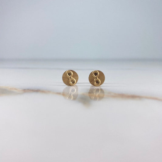 Topos Infinito 0.65gr / Diamantado Oro Amarillo &