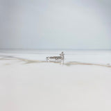 Princess Ring 2.1gr / T6 / White Gold & White Zircon Crown