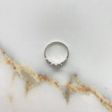 Princess Ring 2.1gr / T6 / White Gold & White Zircon Crown