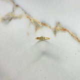 Ring BV 3.68gr / T6 1/2 / Diamond 60pts Yellow Gold (Jewelry Offer) &