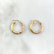 Candongas Lady 2.4gr / 2.2cm / Media Trenza Tres Oros