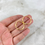 Candongas Asby 1.4gr / 1in / Oro Amarillo 18K *